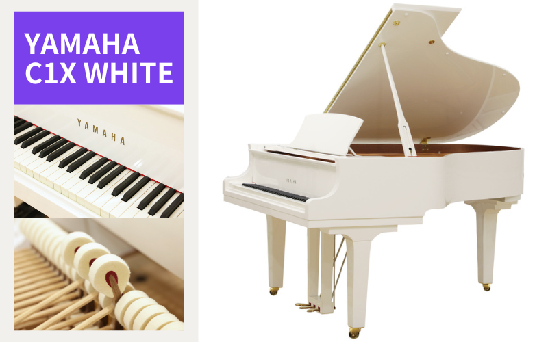 【入荷情報】中古ピアノ YAMAHA（ヤマハ）C1X　現行CXシリーズ・ホワイト特注モデル