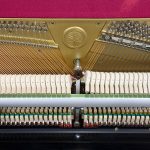 中古ピアノ YAMAHA （ヤマハ） b113SC2　内部